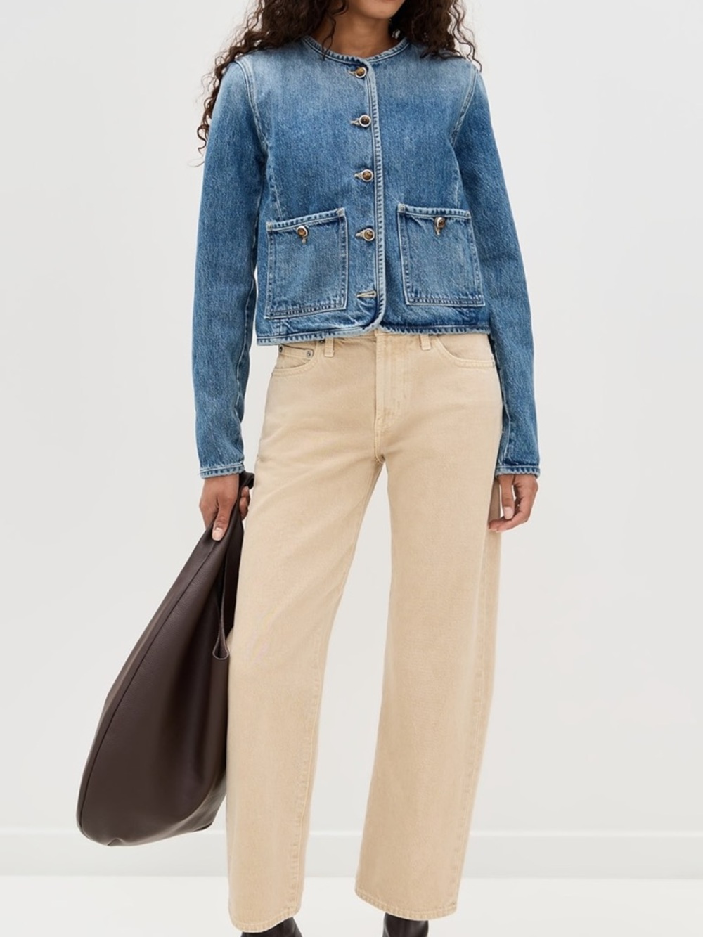Veronica Beard Jean
Andrea Jacket with Novel Buttons
